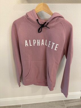 Alphalete Dusty Rose Logo Hoodie
